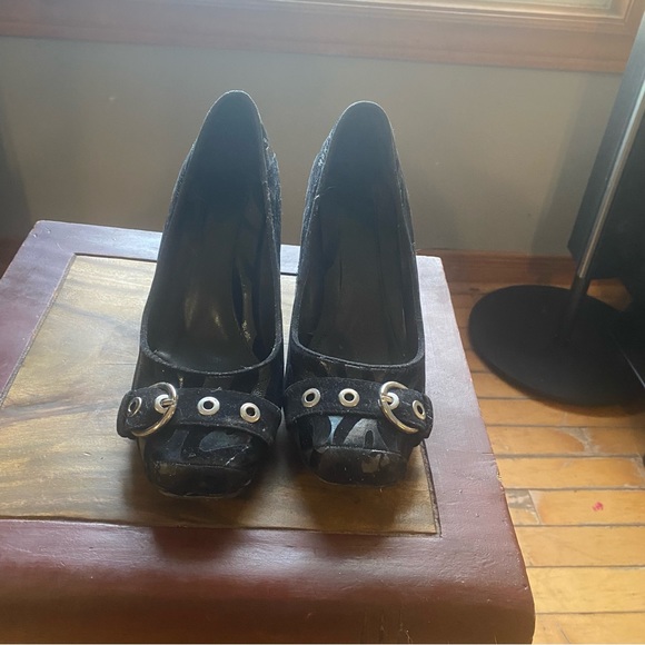 Black heels with buckle size 9/40 - Picture 4 of 7